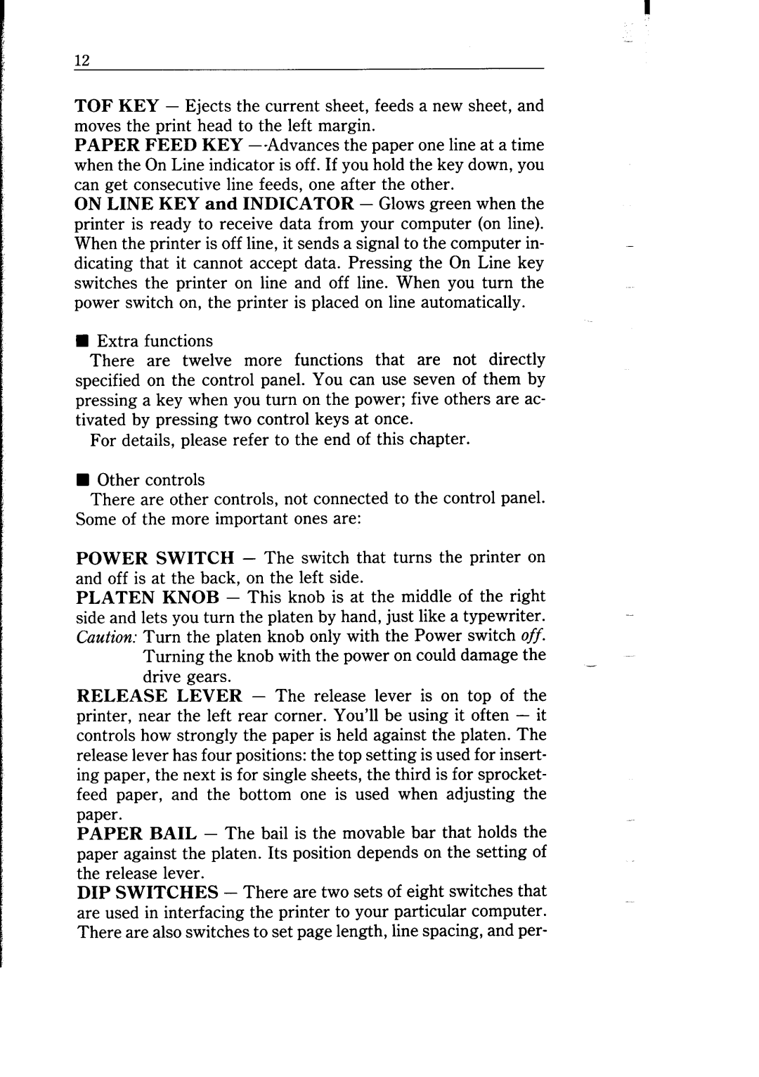 Star Micronics NB-15 user manual 