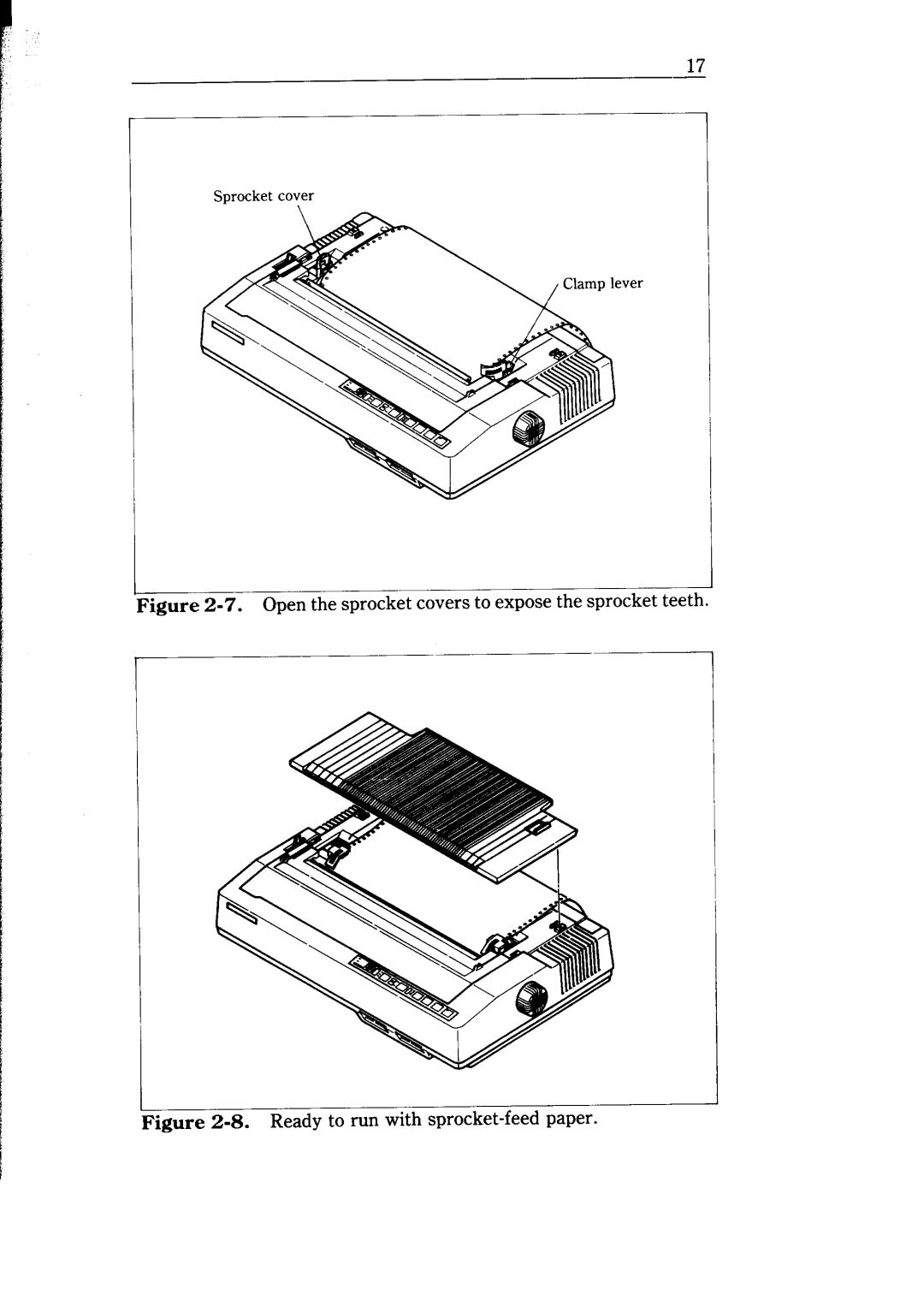 Star Micronics NB-15 user manual Sprocket cover 