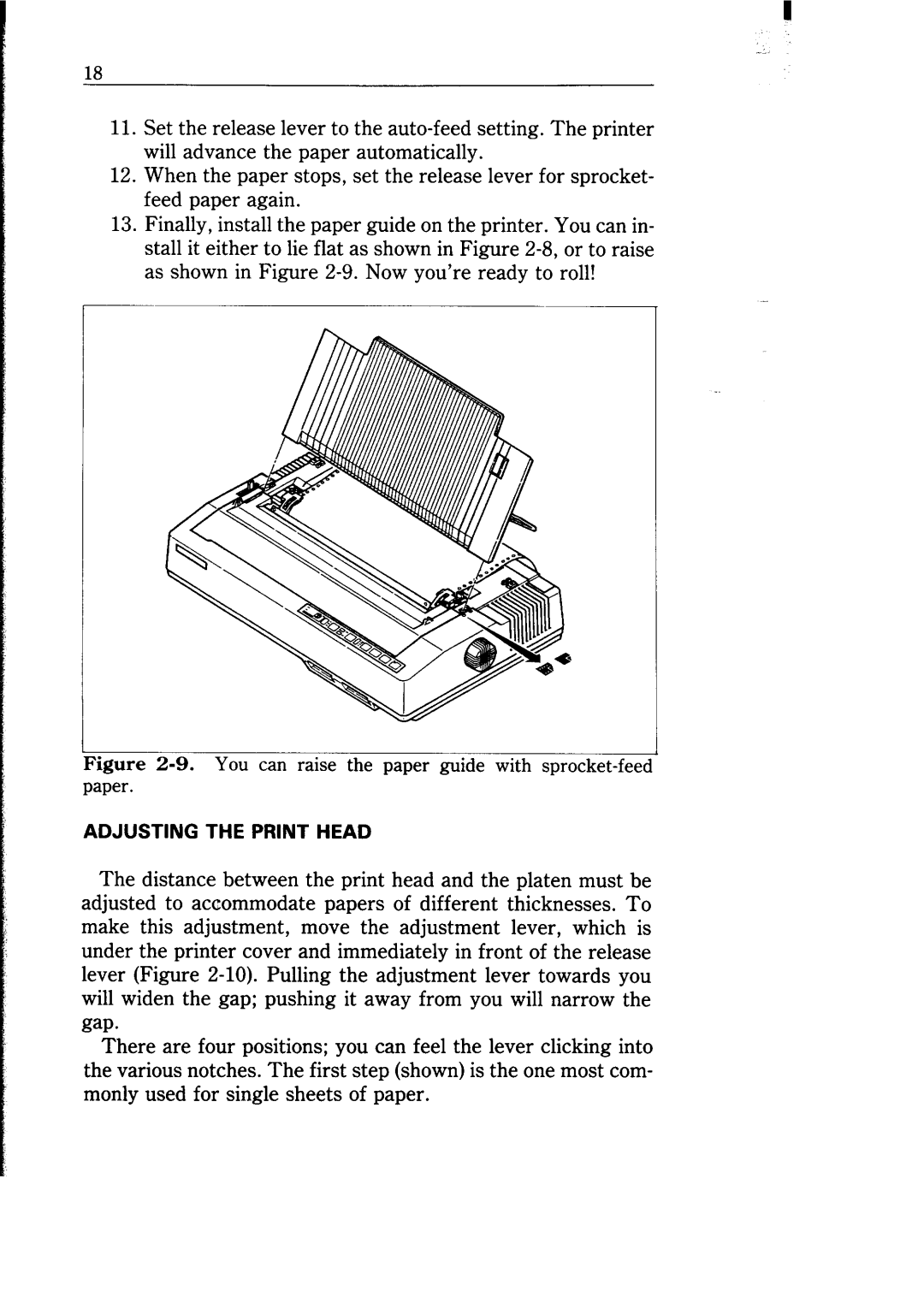 Star Micronics NB-15 user manual You can raise 