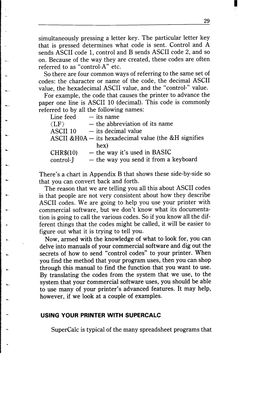 Star Micronics NB-15 user manual Ascii 