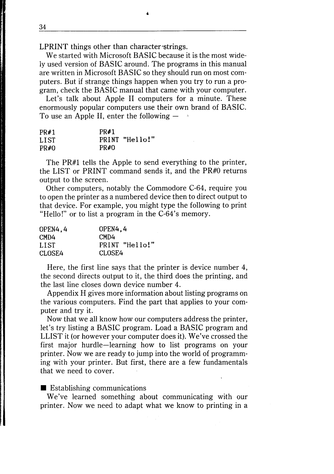 Star Micronics NB-15 user manual Pr#O, List 