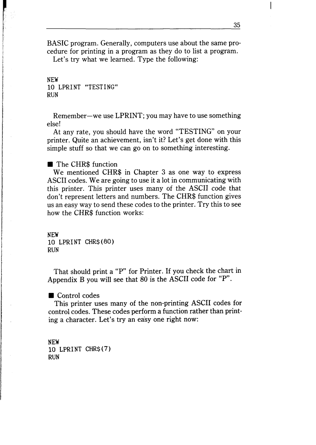 Star Micronics NB-15 user manual NEW Lprint Testing RUN 