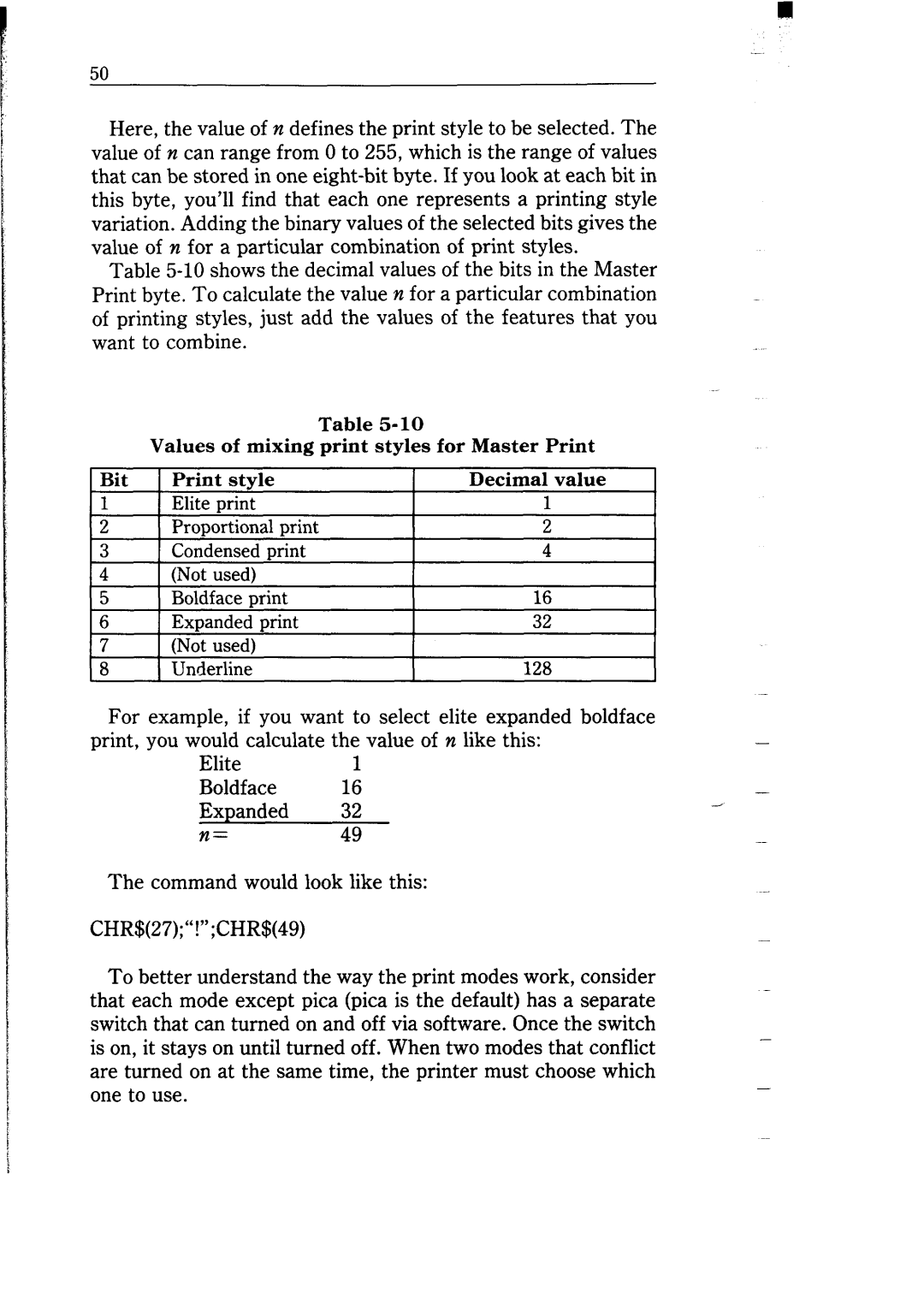 Star Micronics NB-15 user manual Elite mint 