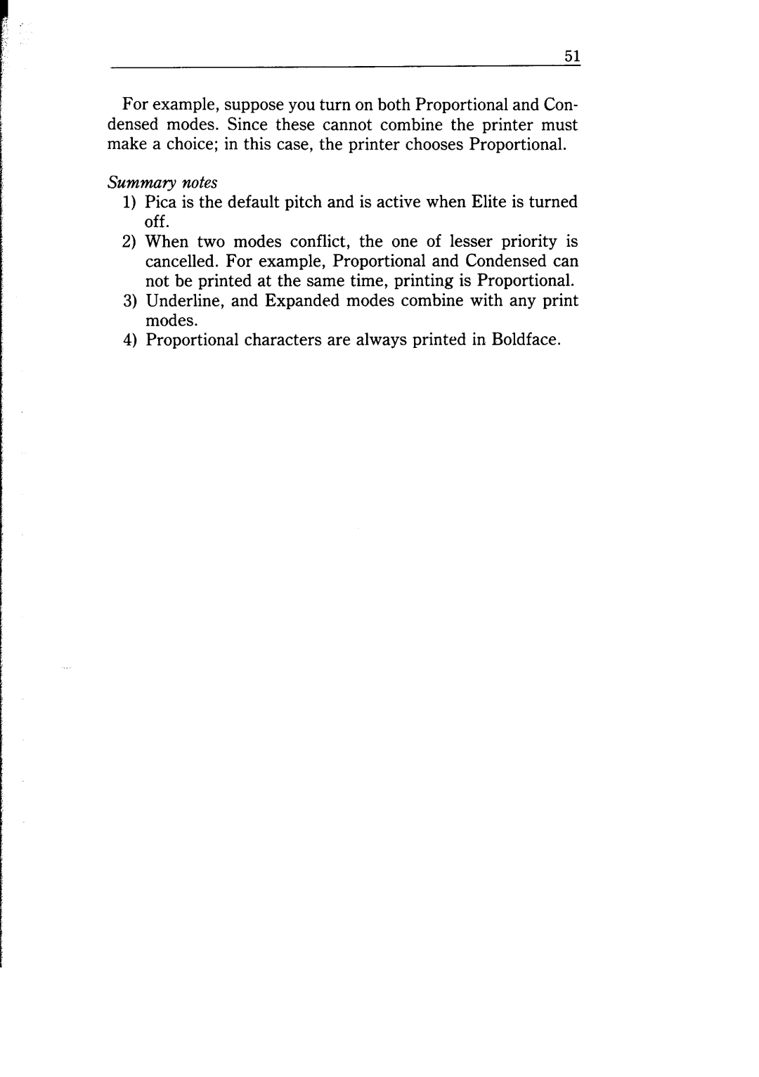 Star Micronics NB-15 user manual Summary notes 