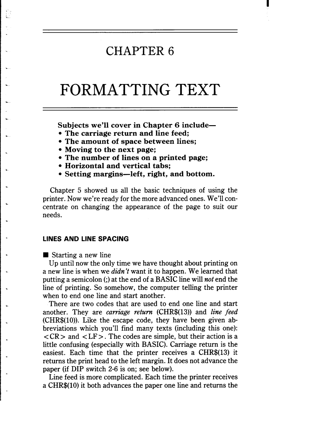 Star Micronics NB-15 user manual Formatting Text 