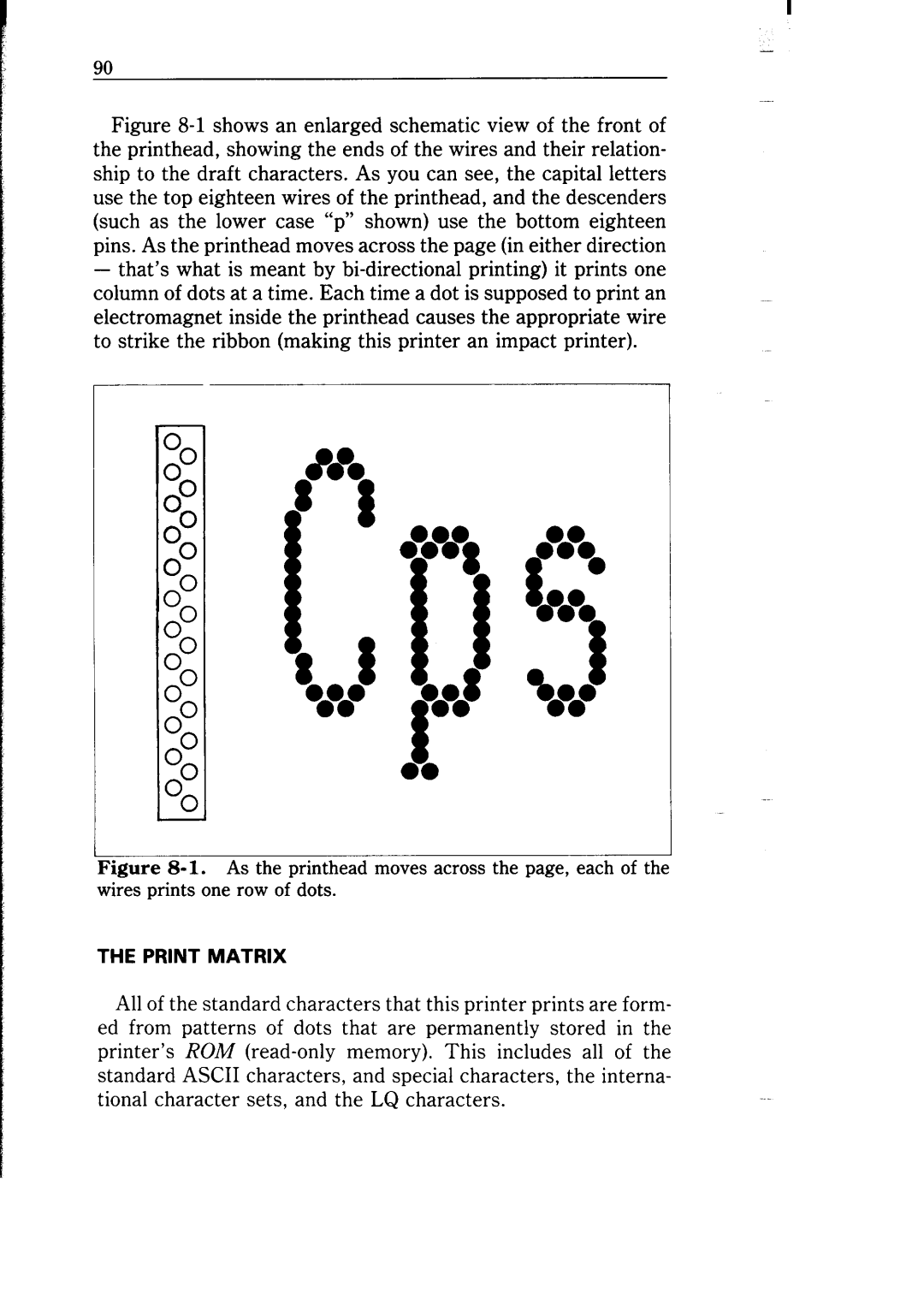 Star Micronics NB-15 user manual Print Matrix 