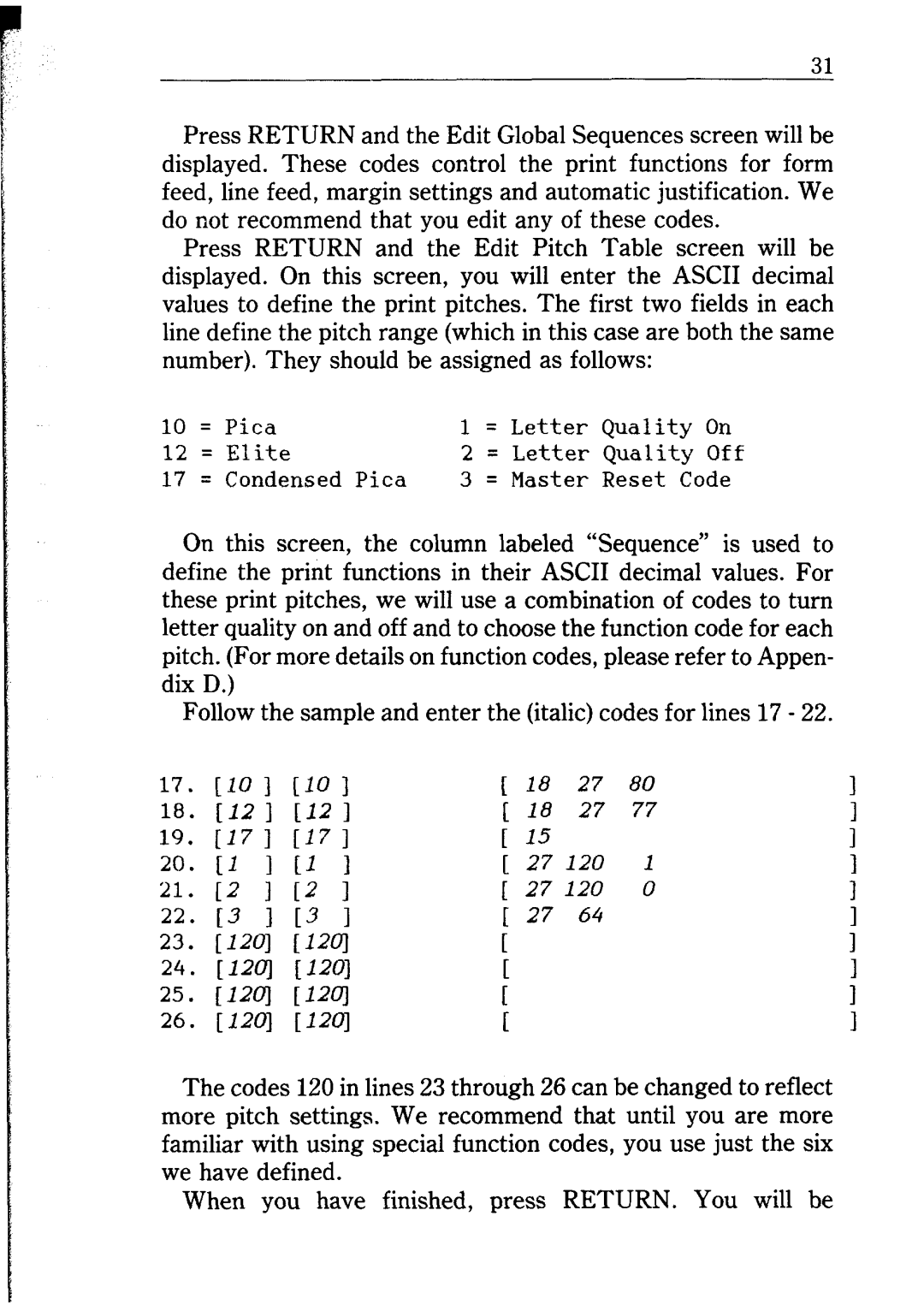 Star Micronics NB24-10/15 user manual El201 