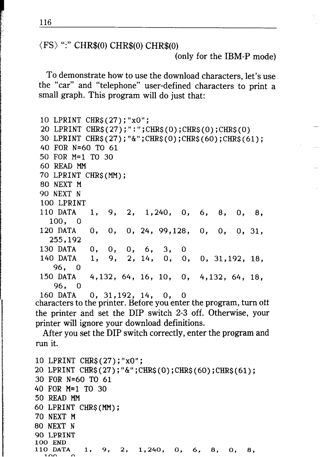 Star Micronics NB24-10/15 user manual Lprint 