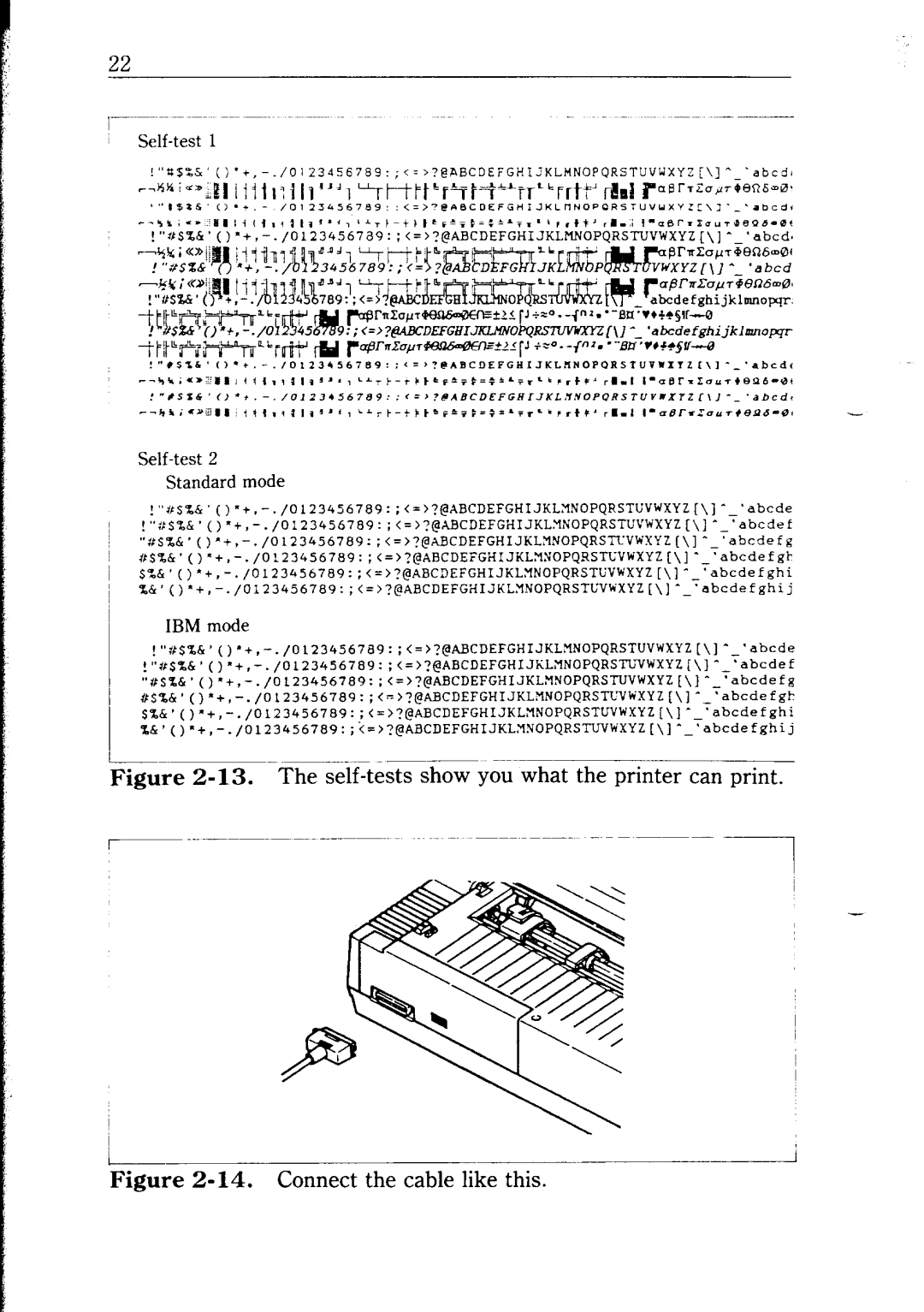 Star Micronics NB24-10/15 user manual Connect the cable like this 