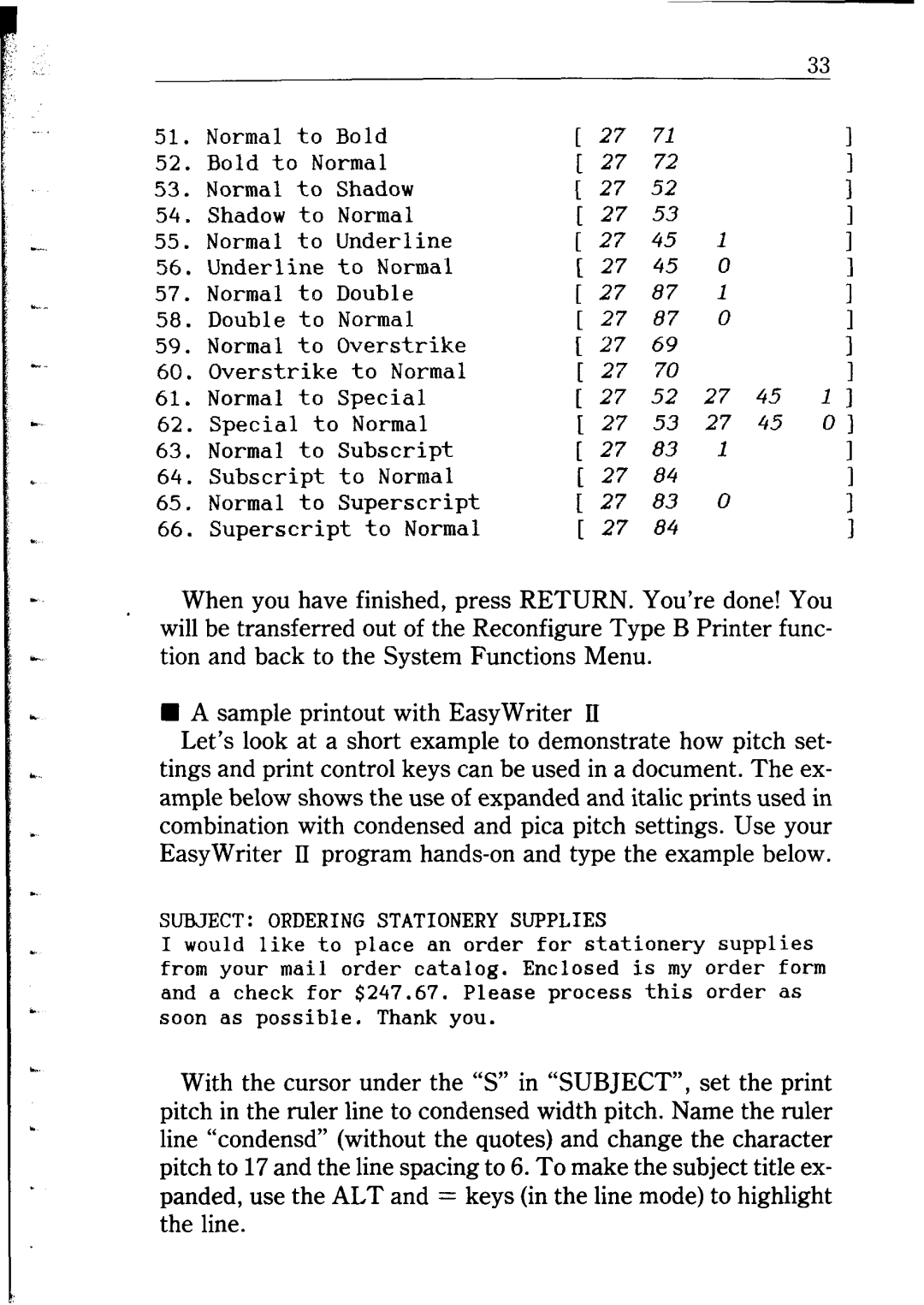 Star Micronics NB24-10/15 user manual Subject Orderingstationerysupplies 