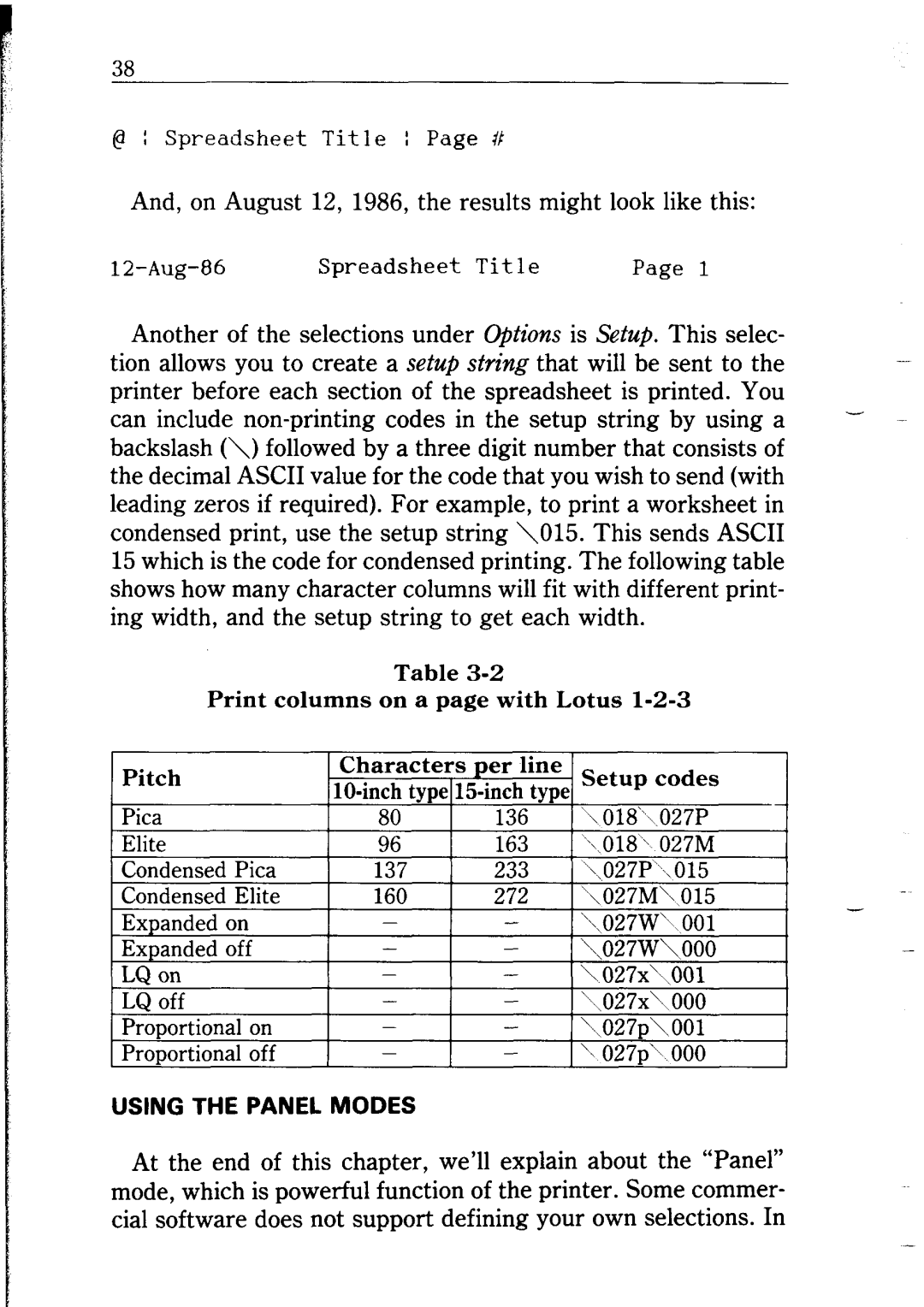 Star Micronics NB24-10/15 user manual And, on August 12, 1986, the results might look like this 