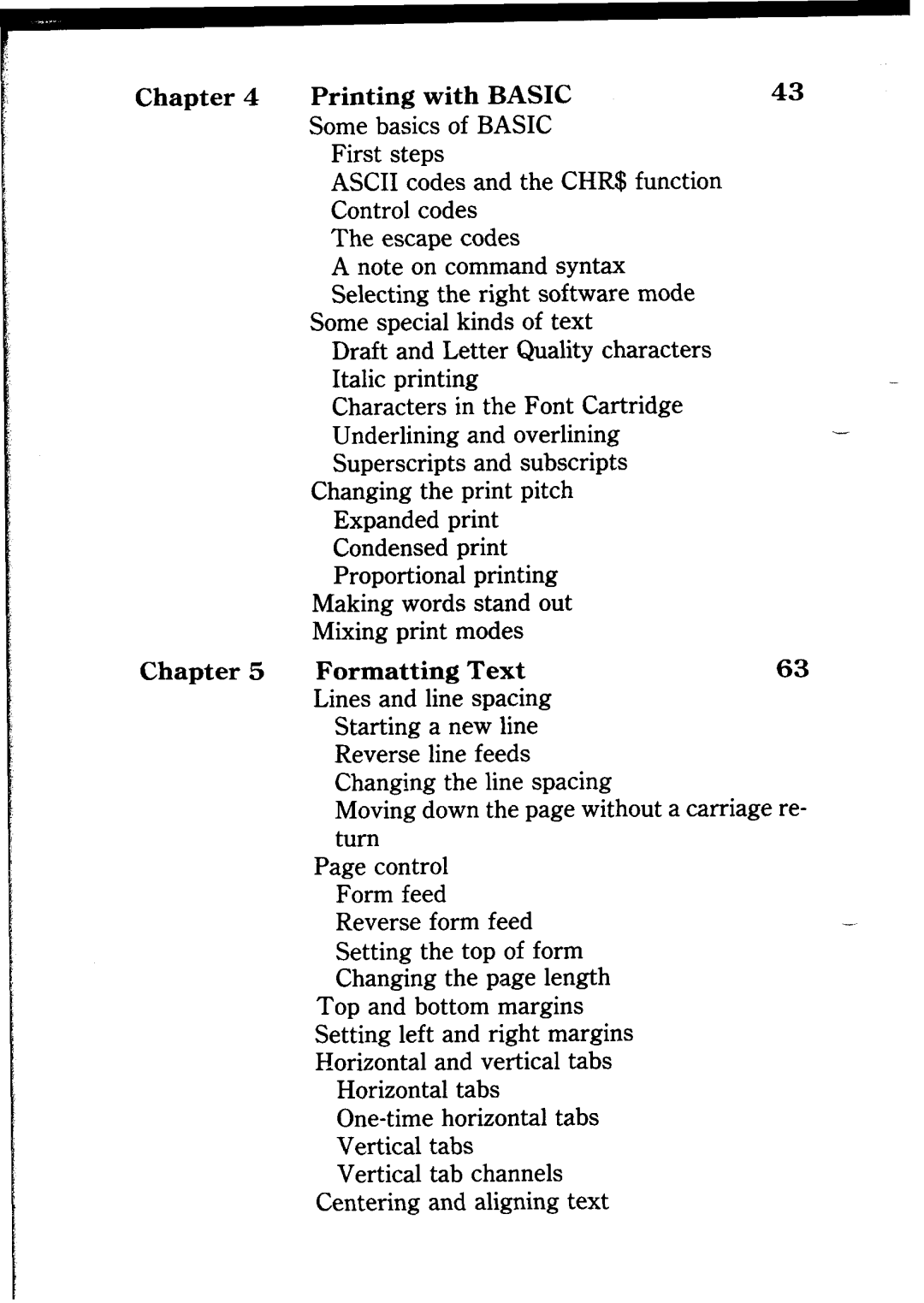 Star Micronics NB24-10/15 user manual Chapter Printing with Basic 