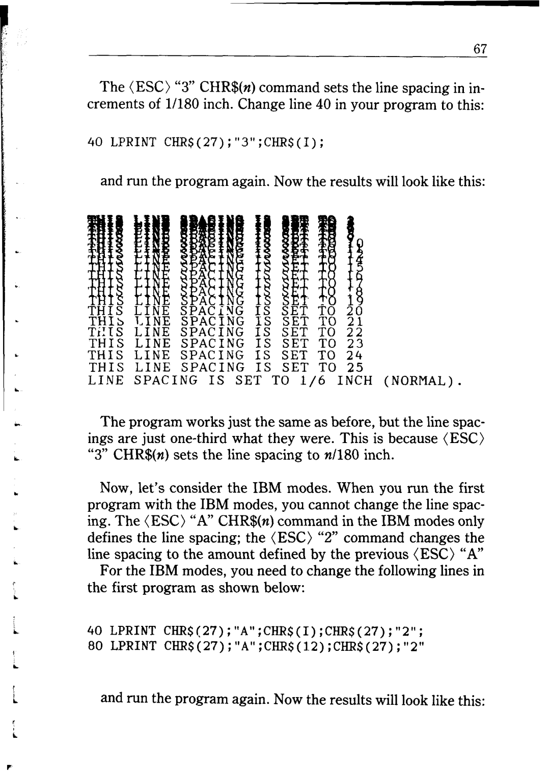 Star Micronics NB24-10/15 user manual Run the program again. Now the results will look like this 