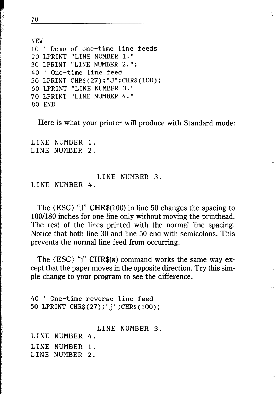 Star Micronics NB24-10/15 user manual Here is what your printer will produce with Standard mode 