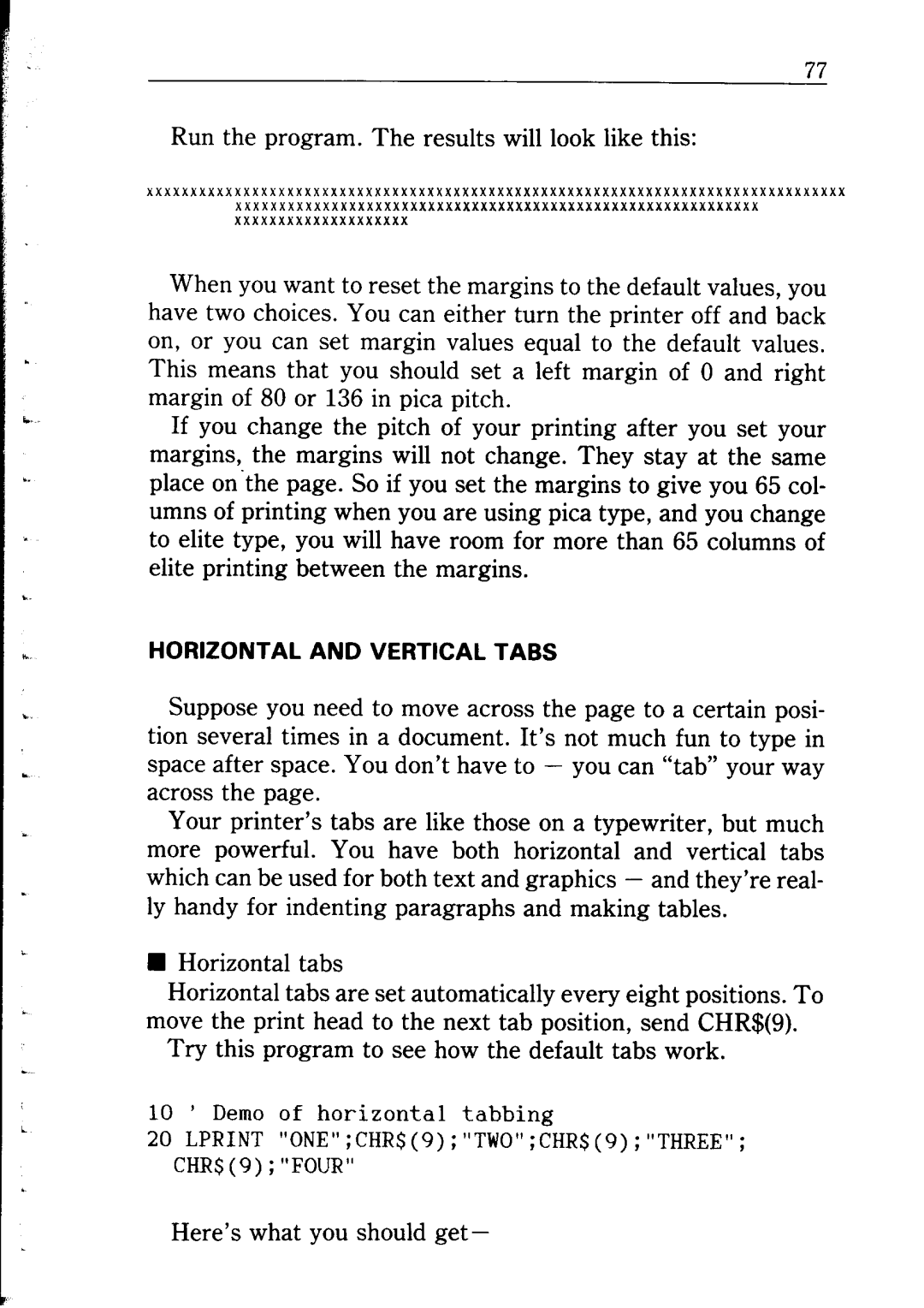 Star Micronics NB24-10/15 user manual Run the program. The results will look like this, Here’s what you should get 