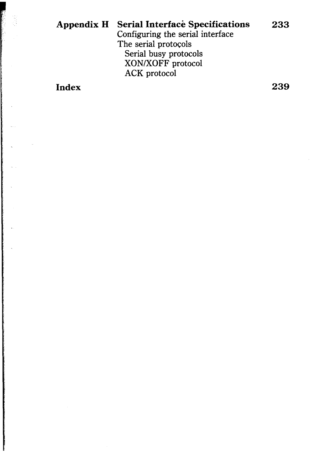 Star Micronics NB24-10/15 user manual Index239 