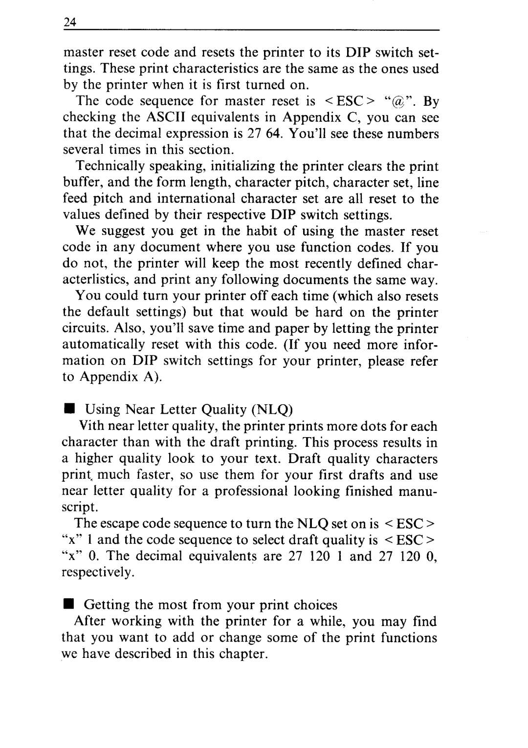 Star Micronics ND-10/15 user manual 