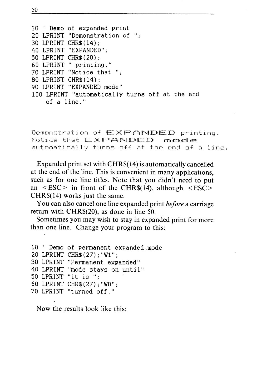 Star Micronics ND-10/15 user manual Now the results look like this 