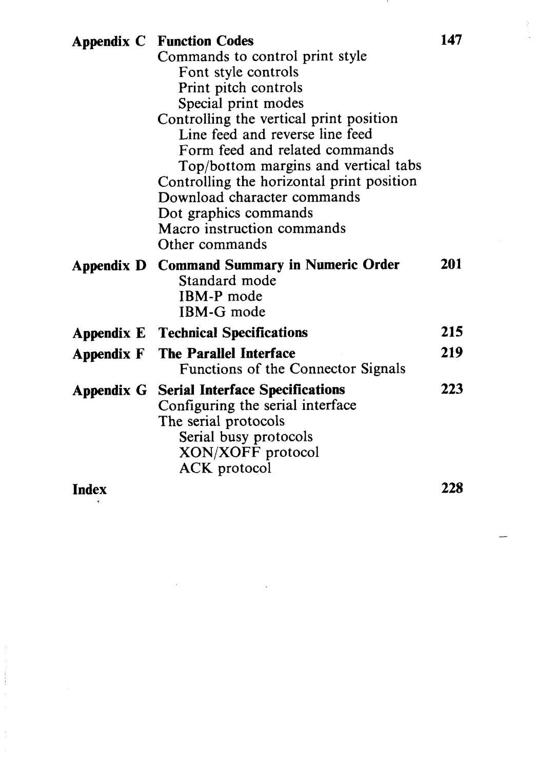 Star Micronics ND-10/15 user manual Standard mode IBM-P mode IBM-G mode 