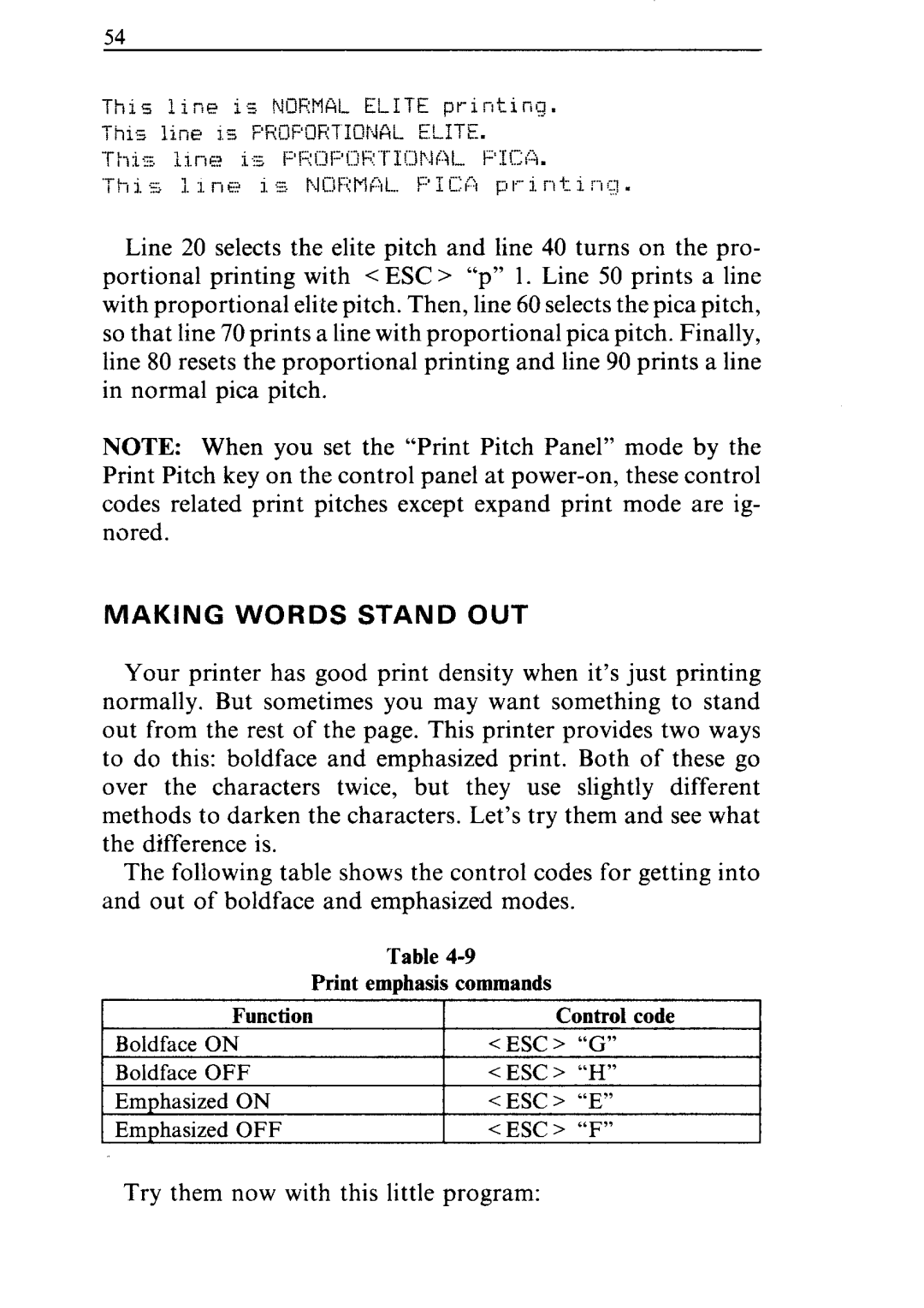 Star Micronics ND-10/15 user manual Making Words Stand OUT 