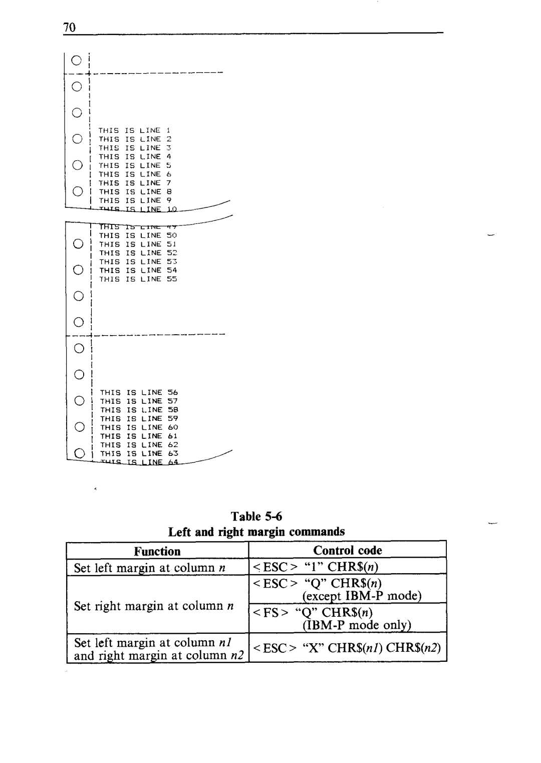 Star Micronics ND-10/15 user manual Esc 