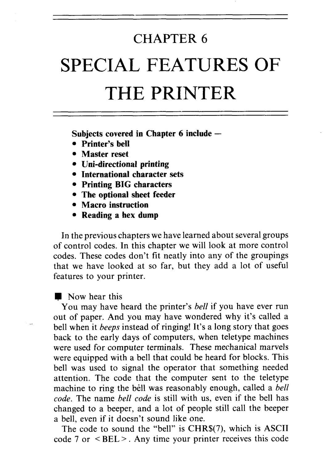 Star Micronics ND-10/15 user manual Special Features Printer 