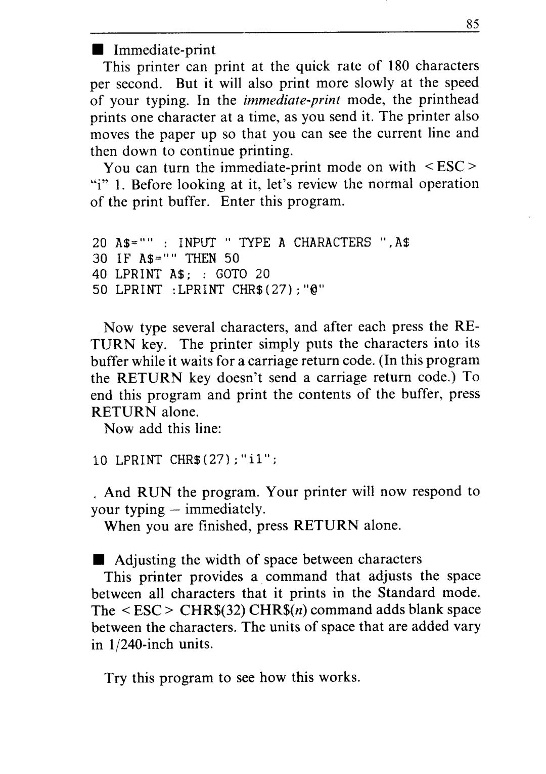 Star Micronics ND-10/15 user manual 