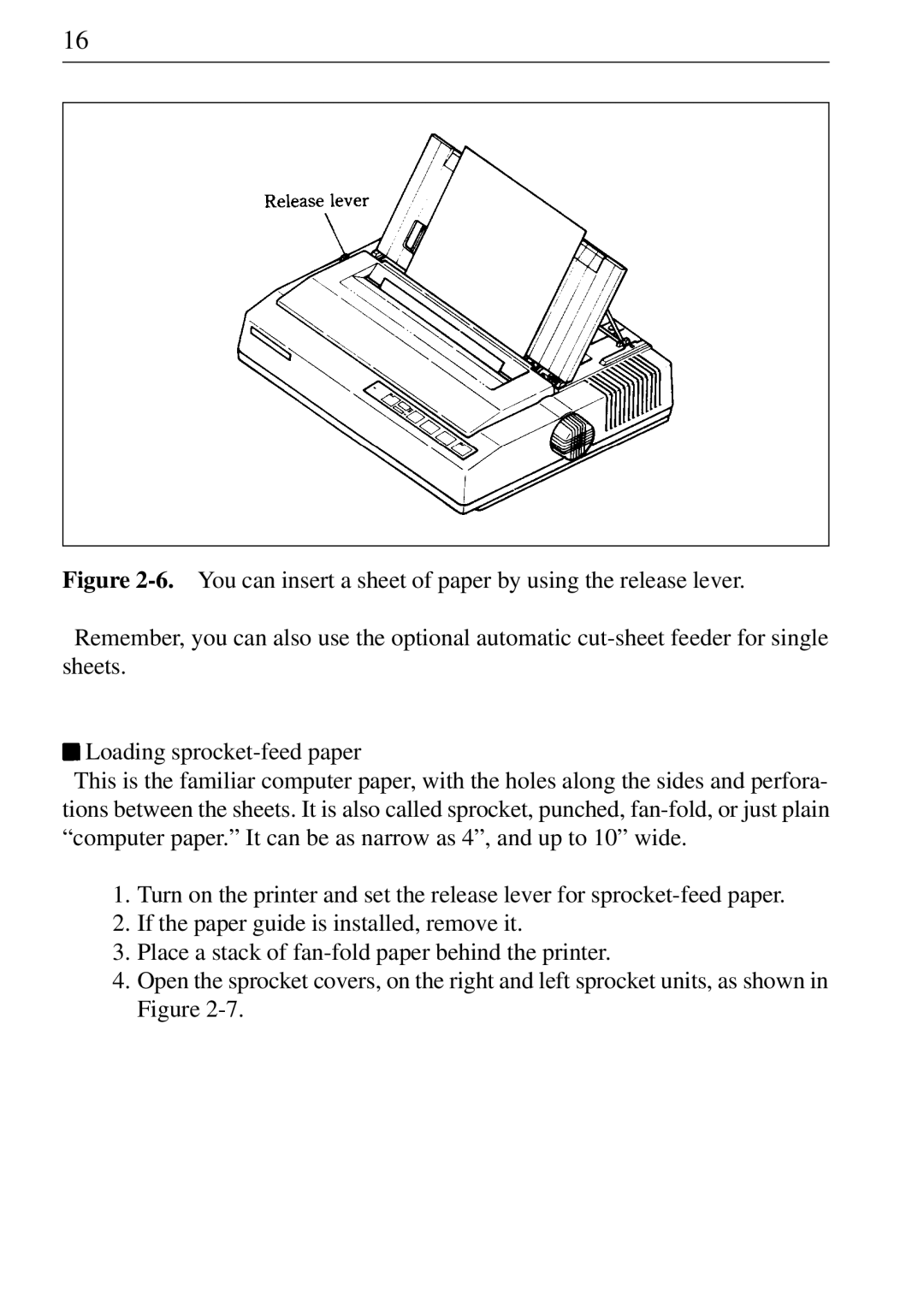 Star Micronics NL-10 user manual 