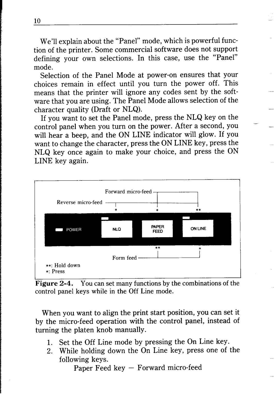 Star Micronics NP-IO manual Forward 