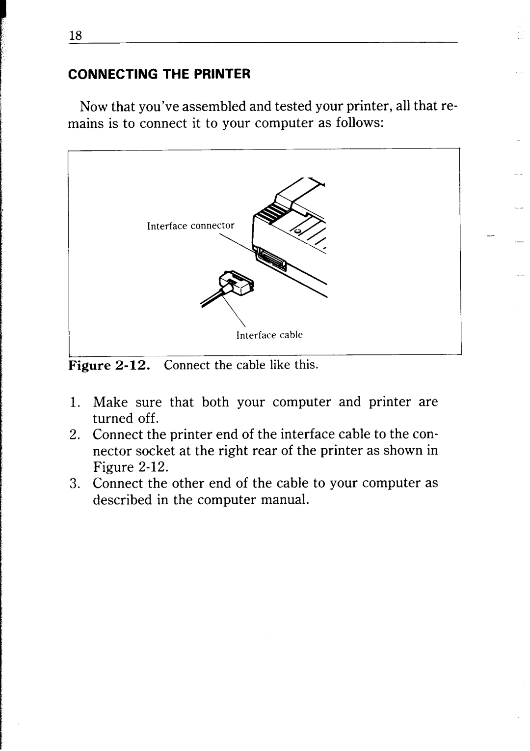 Star Micronics NP-IO manual Connecting the Printer 