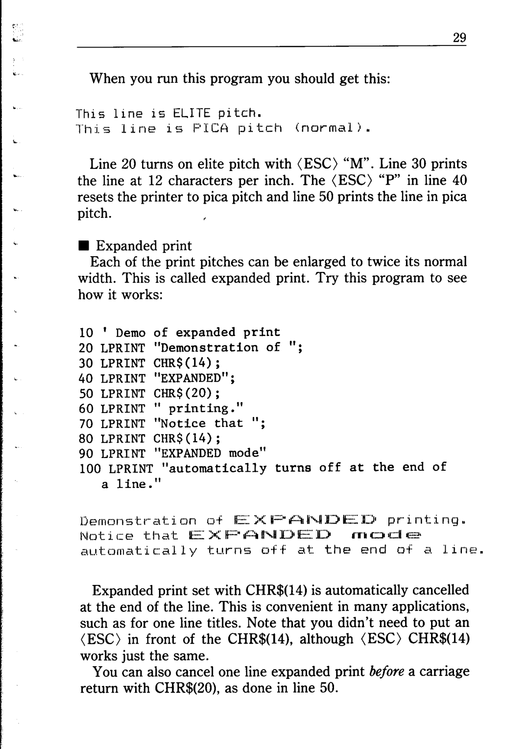 Star Micronics NP-IO manual When you run this program you should get this 