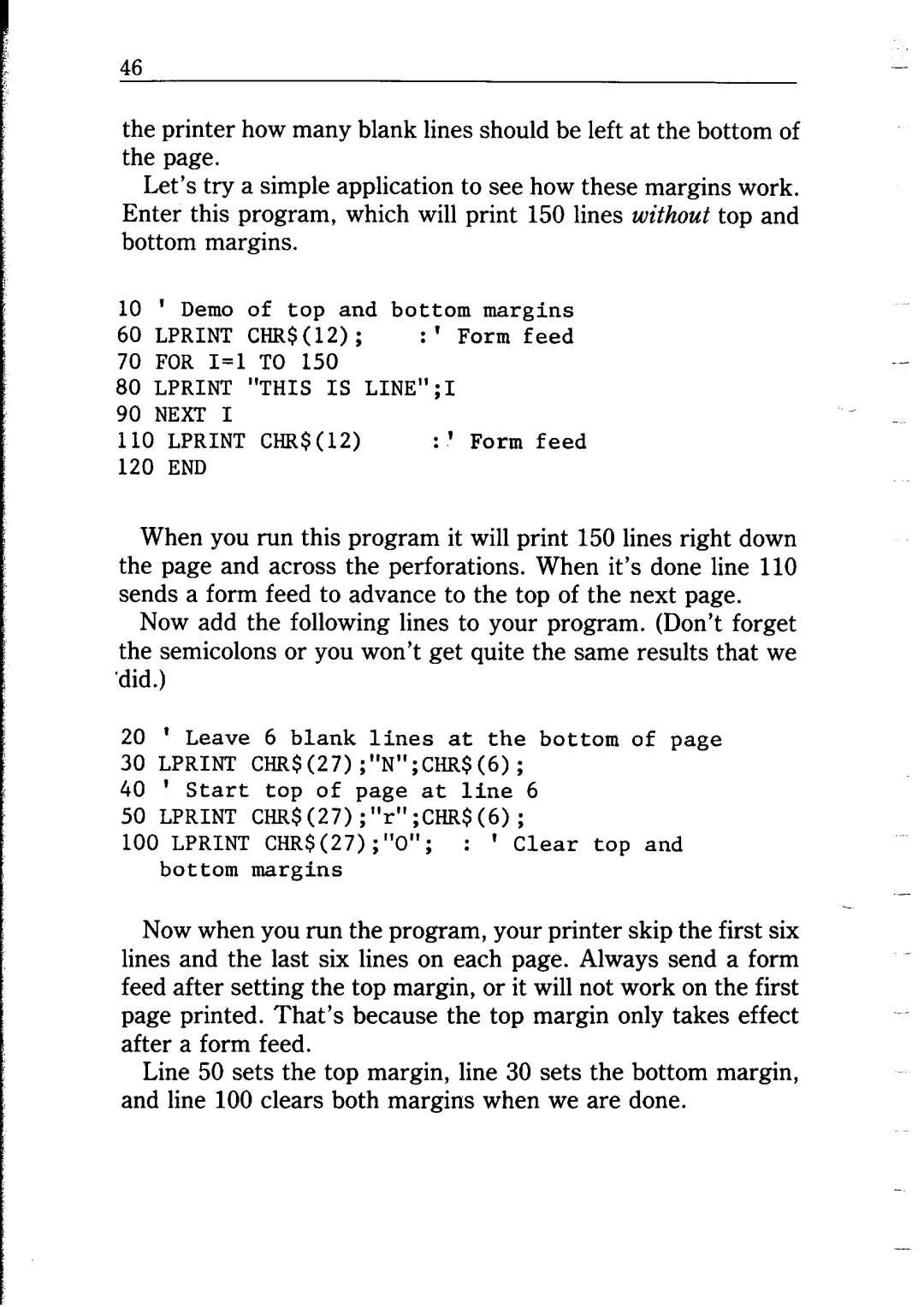 Star Micronics NP-IO manual Lprint this is LINE1 Next 