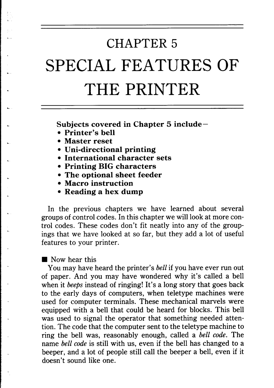 Star Micronics NP-IO manual Special Features Printer 