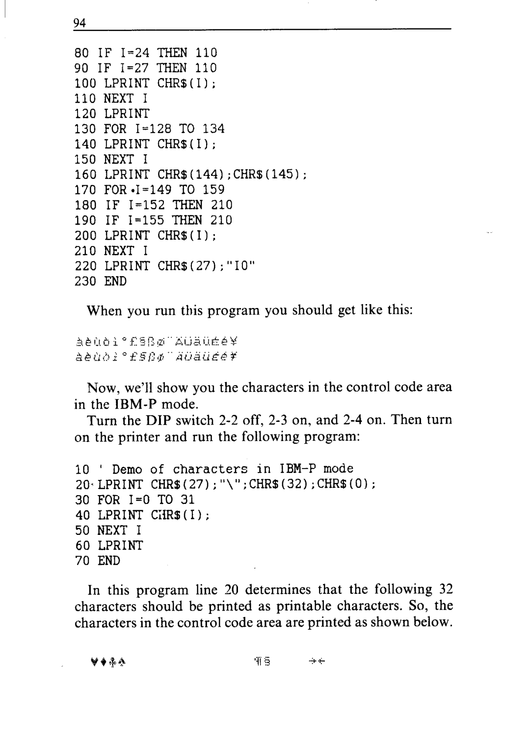 Star Micronics NR-10, NR-15 user manual Lprint CHR$I 