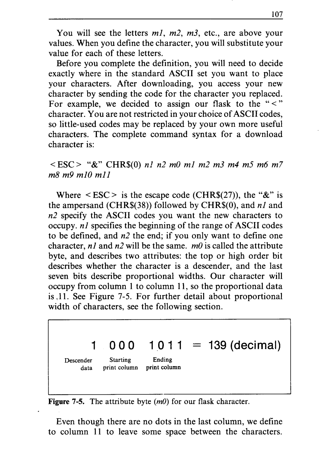 Star Micronics NR-15, NR-10 user manual 000 1,011 = 139decimal 