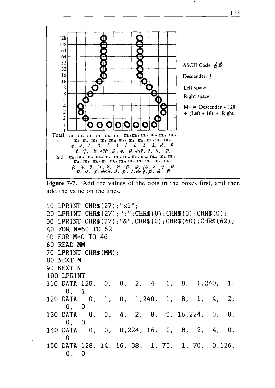 Star Micronics NR-15, NR-10 user manual Lprint CHR$MM Next M Next N 