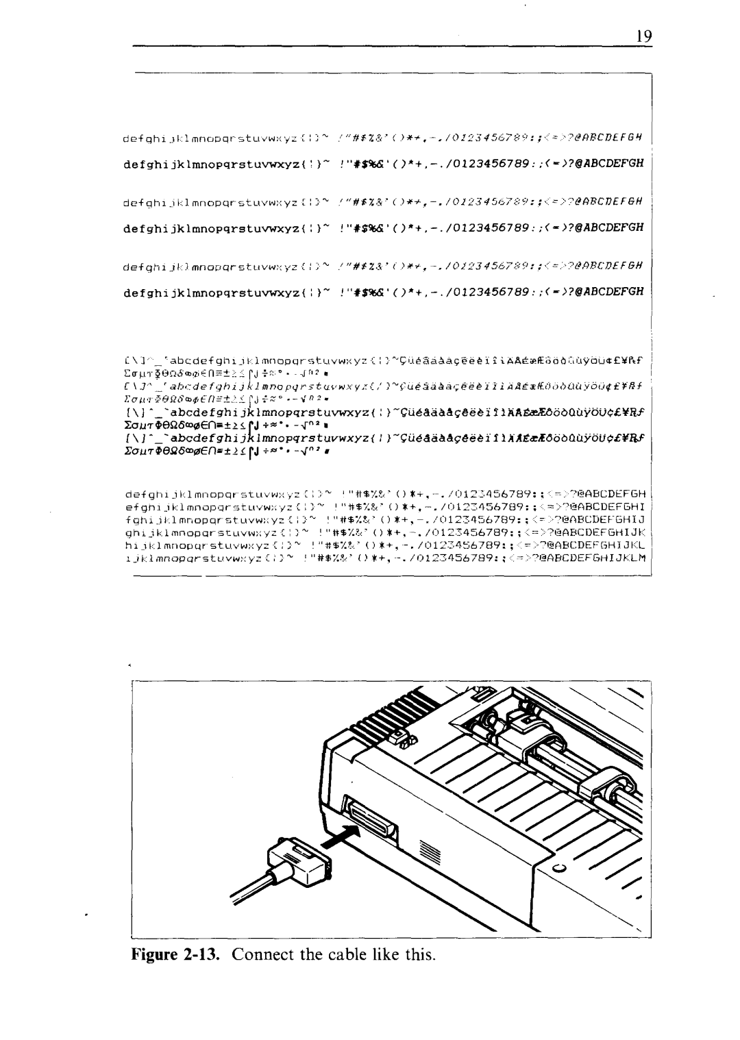 Star Micronics NR-15, NR-10 user manual Connect the cable like this 