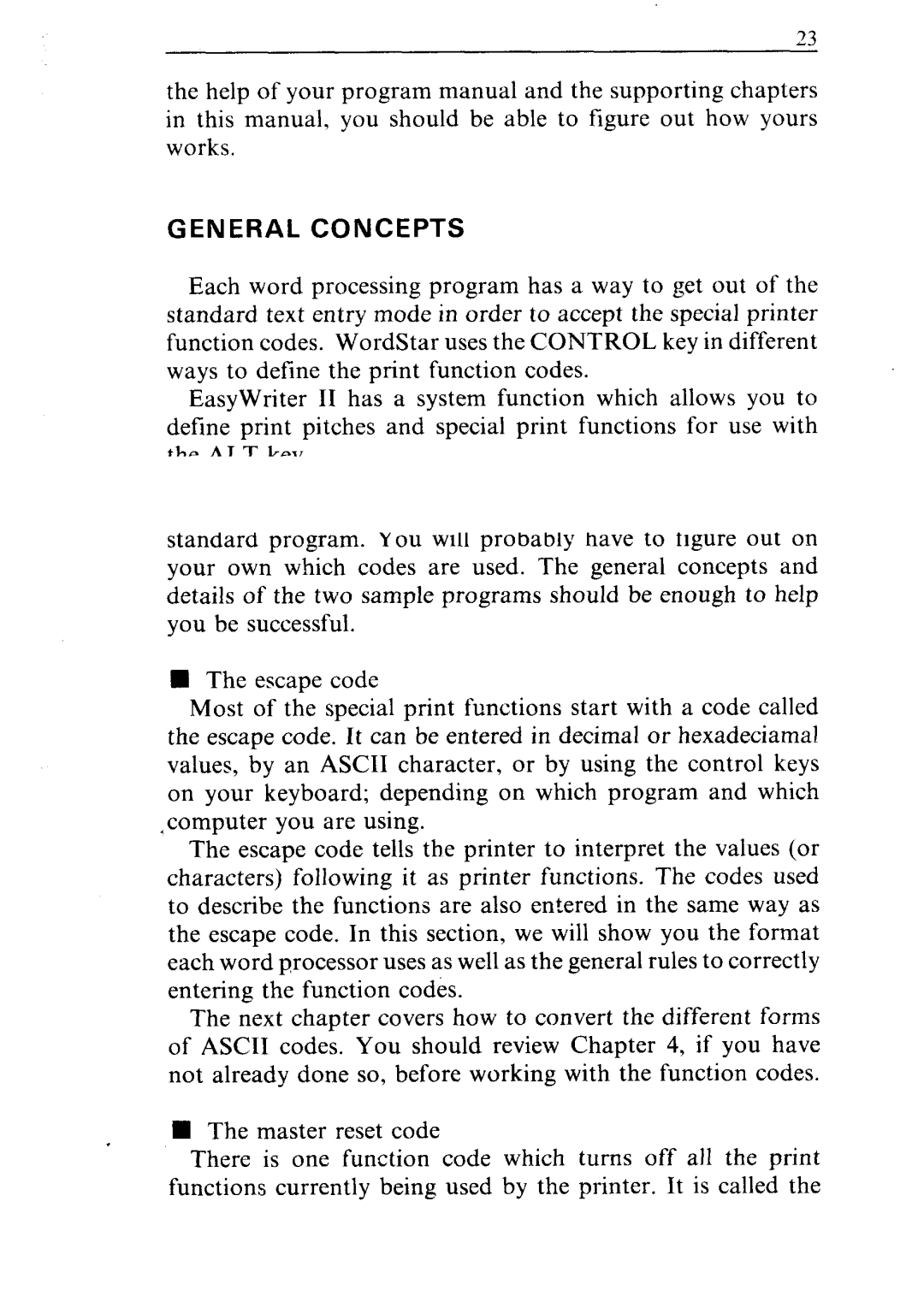 Star Micronics NR-15, NR-10 user manual General Concepts 