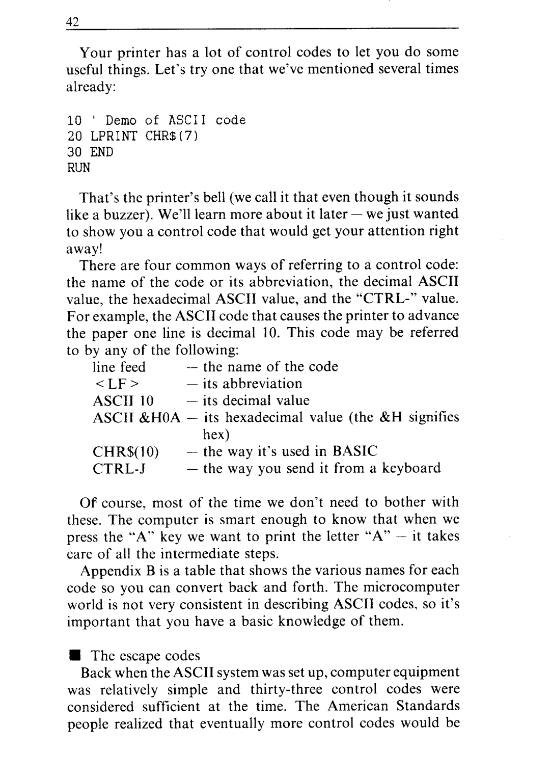 Star Micronics NR-10, NR-15 user manual Ascii 