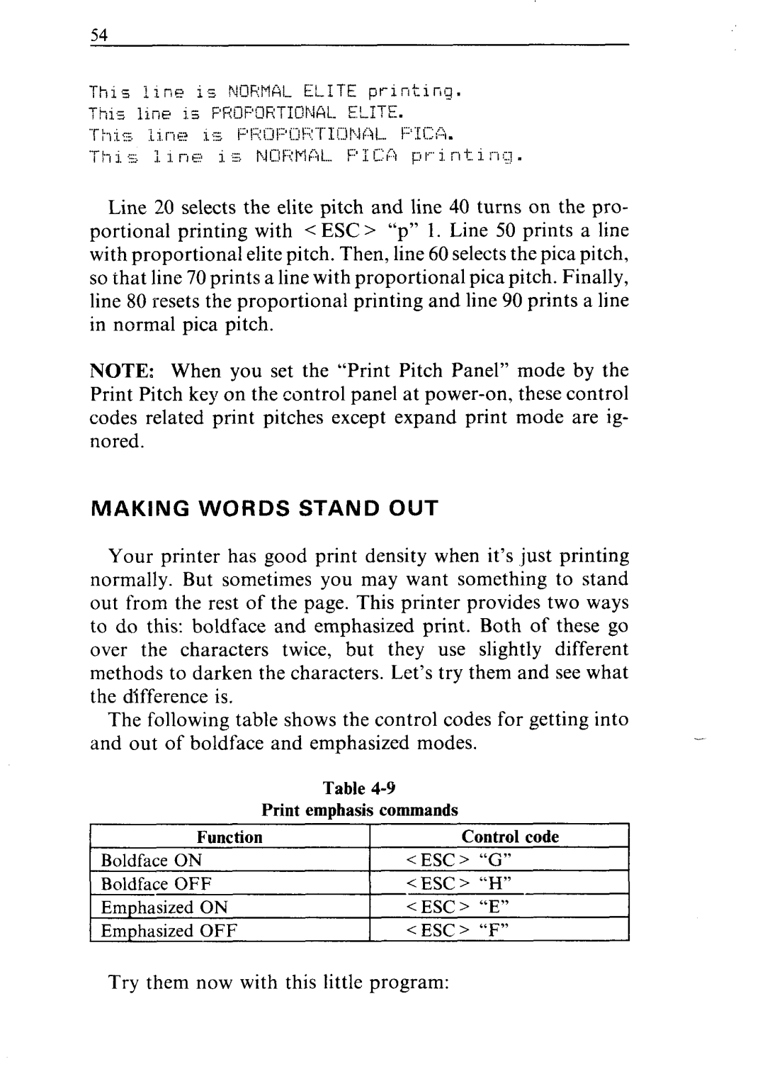 Star Micronics NR-10, NR-15 user manual Making Words Stand OUT, Try them now with this little program 