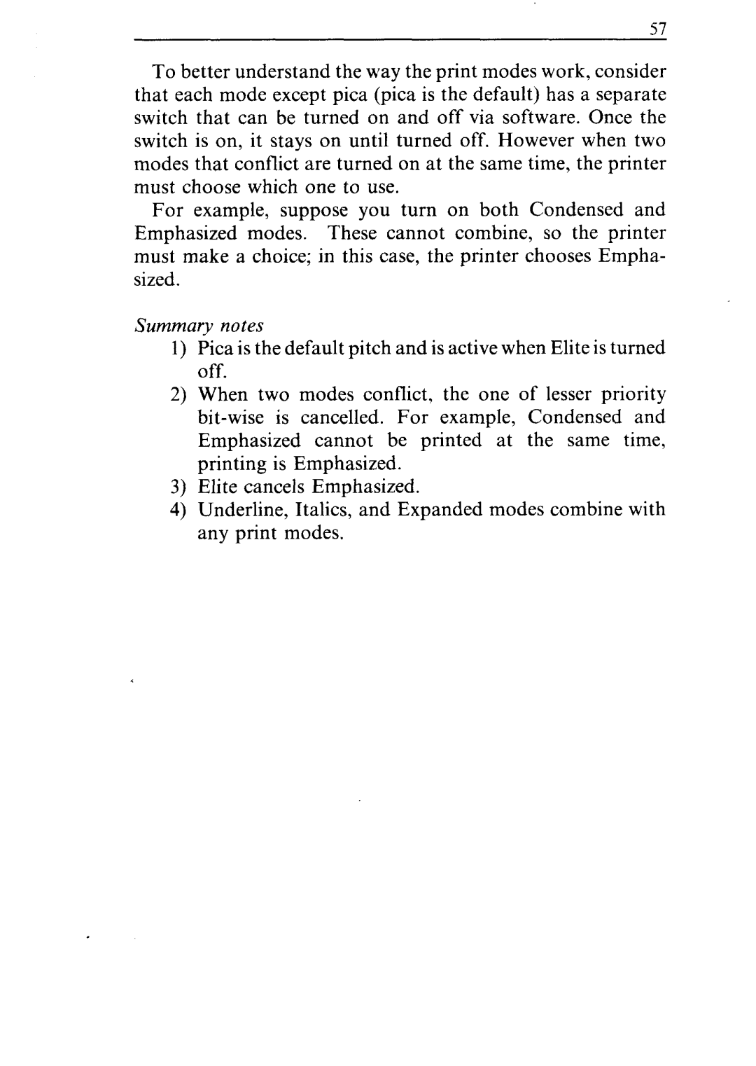 Star Micronics NR-15, NR-10 user manual Summary notes 