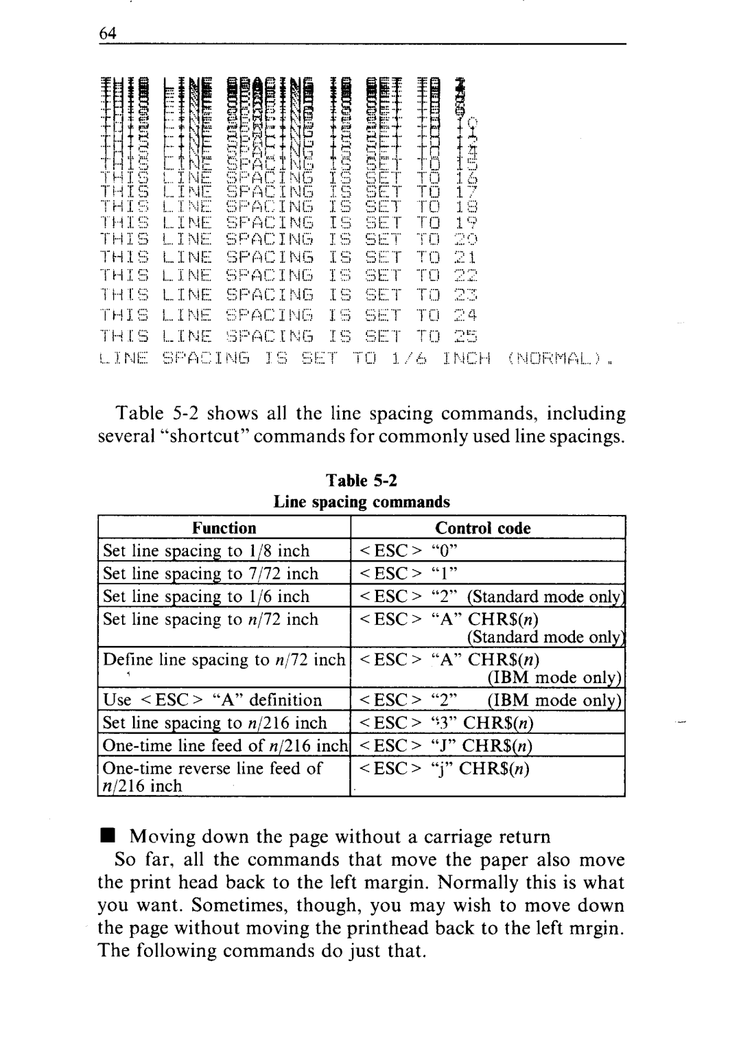 Star Micronics NR-10, NR-15 user manual Spacing to 