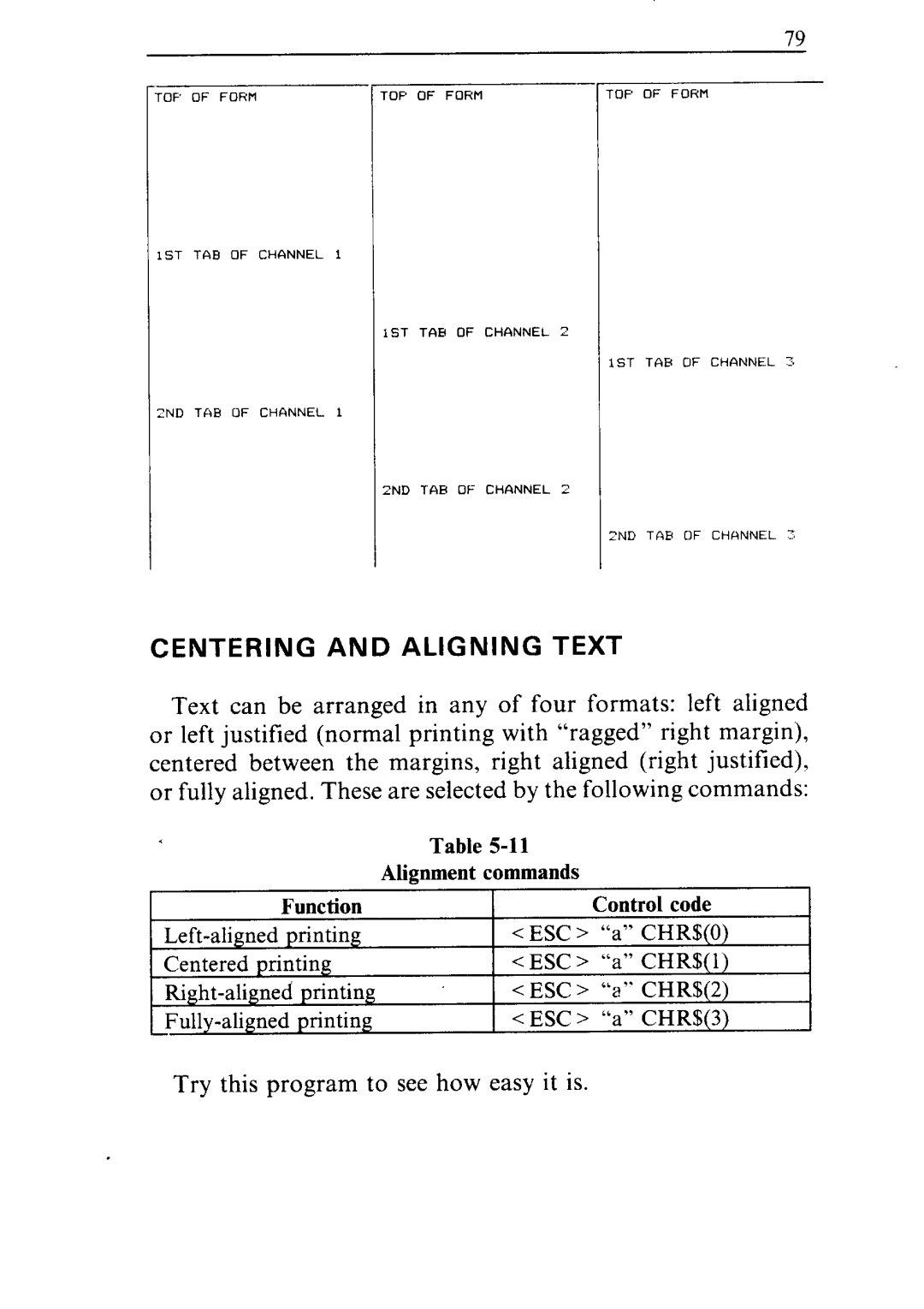 Star Micronics NR-15, NR-10 user manual Centeri NG and Aligning Text 