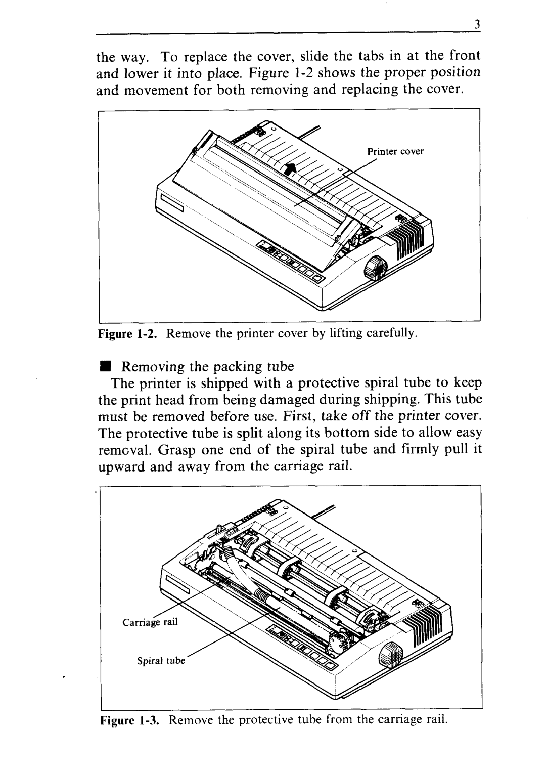 Star Micronics NR-15, NR-10 user manual Remove the printer cover by lifting carefully 