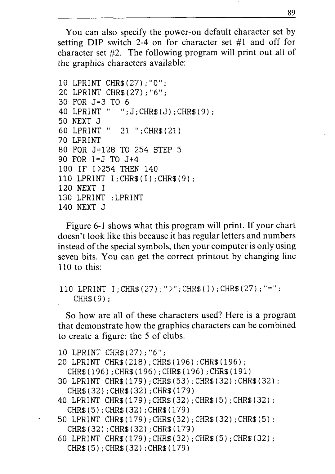 Star Micronics NR-15, NR-10 user manual Next J, Lprint ICHR$IICHR$9 