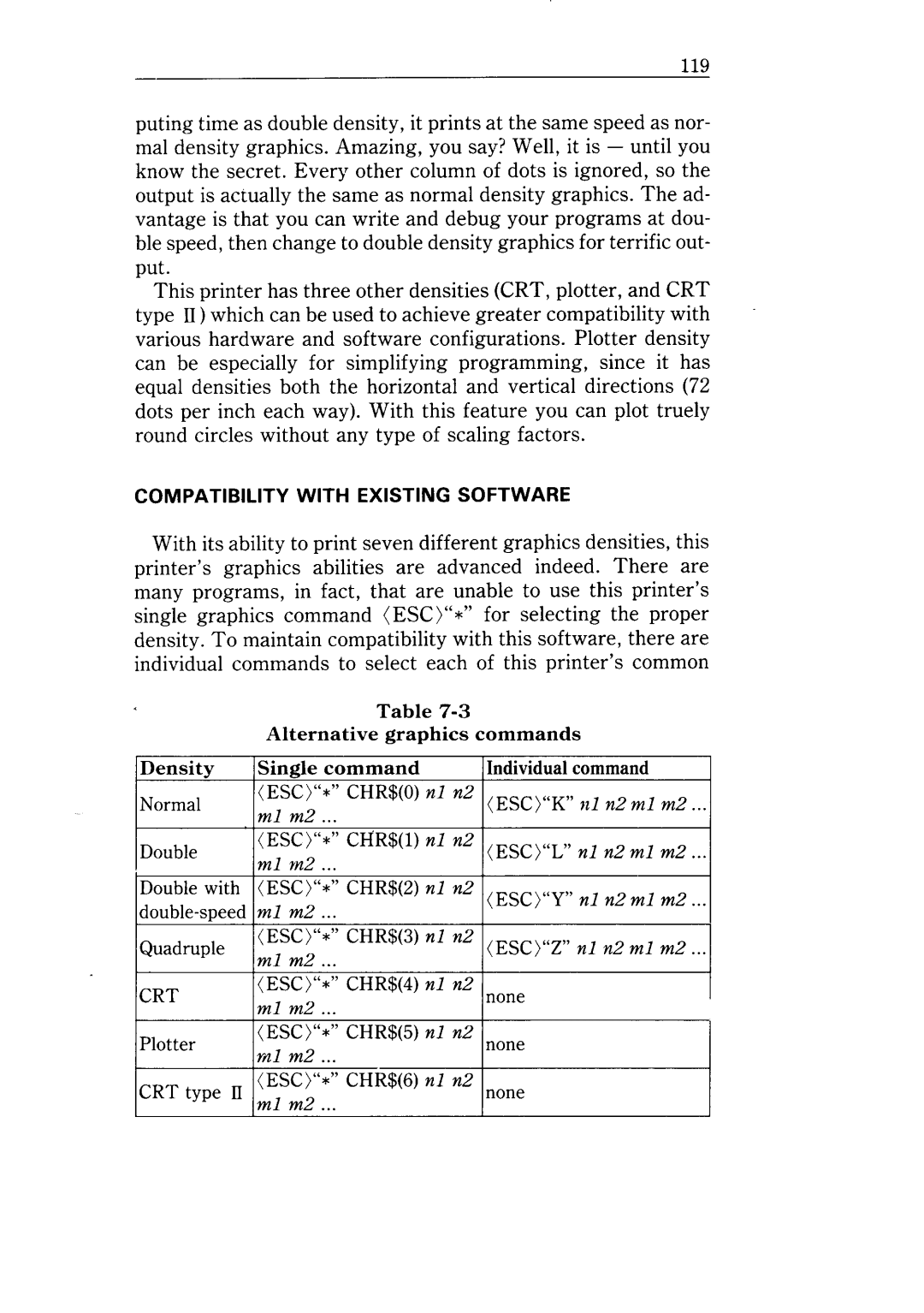 Star Micronics NX-10 user manual Crt 