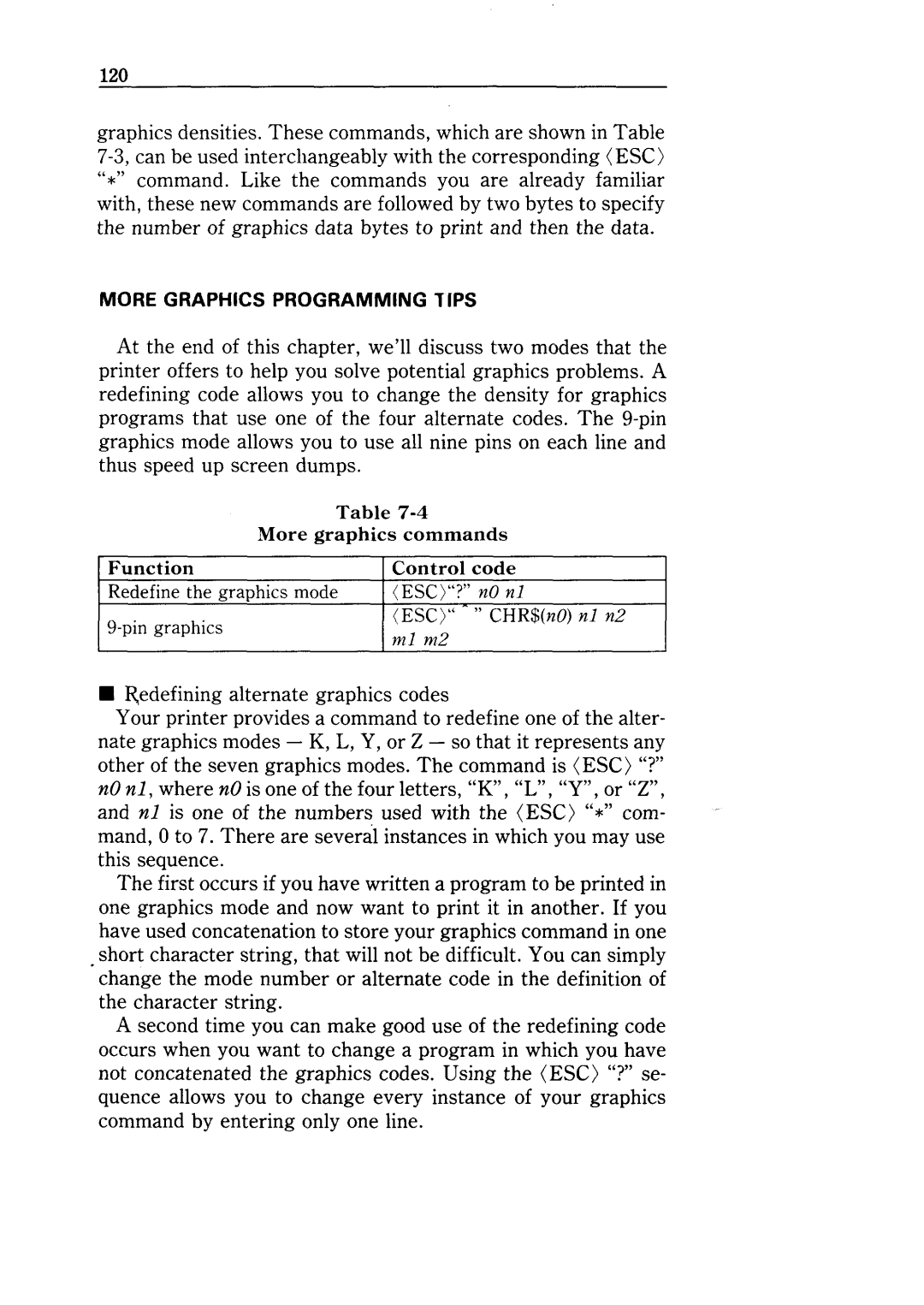 Star Micronics NX-10 user manual 120 