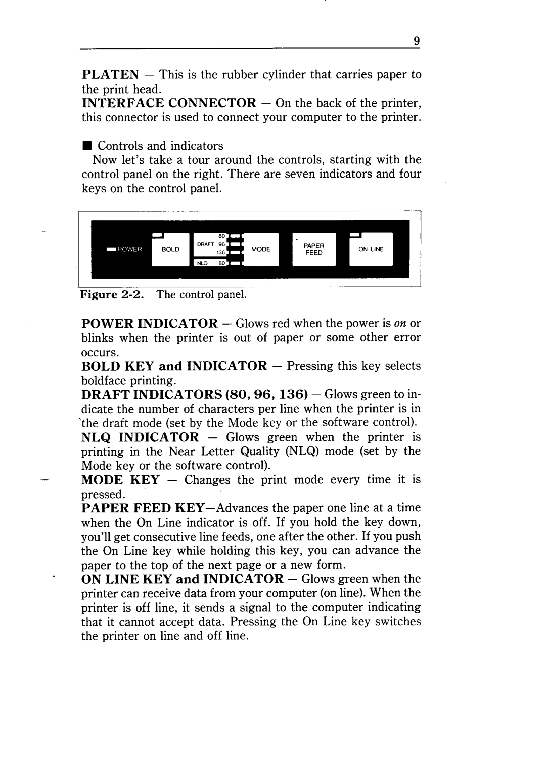 Star Micronics NX-10 user manual 