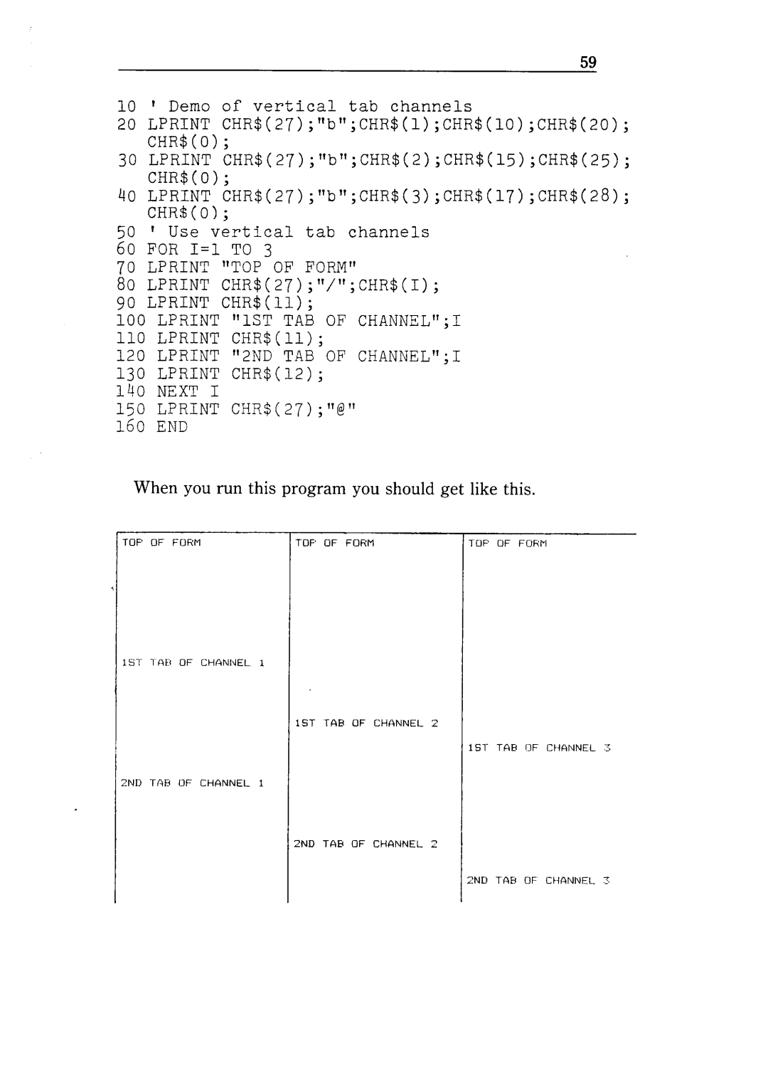 Star Micronics NX-10 user manual When you run this program you should get like this 