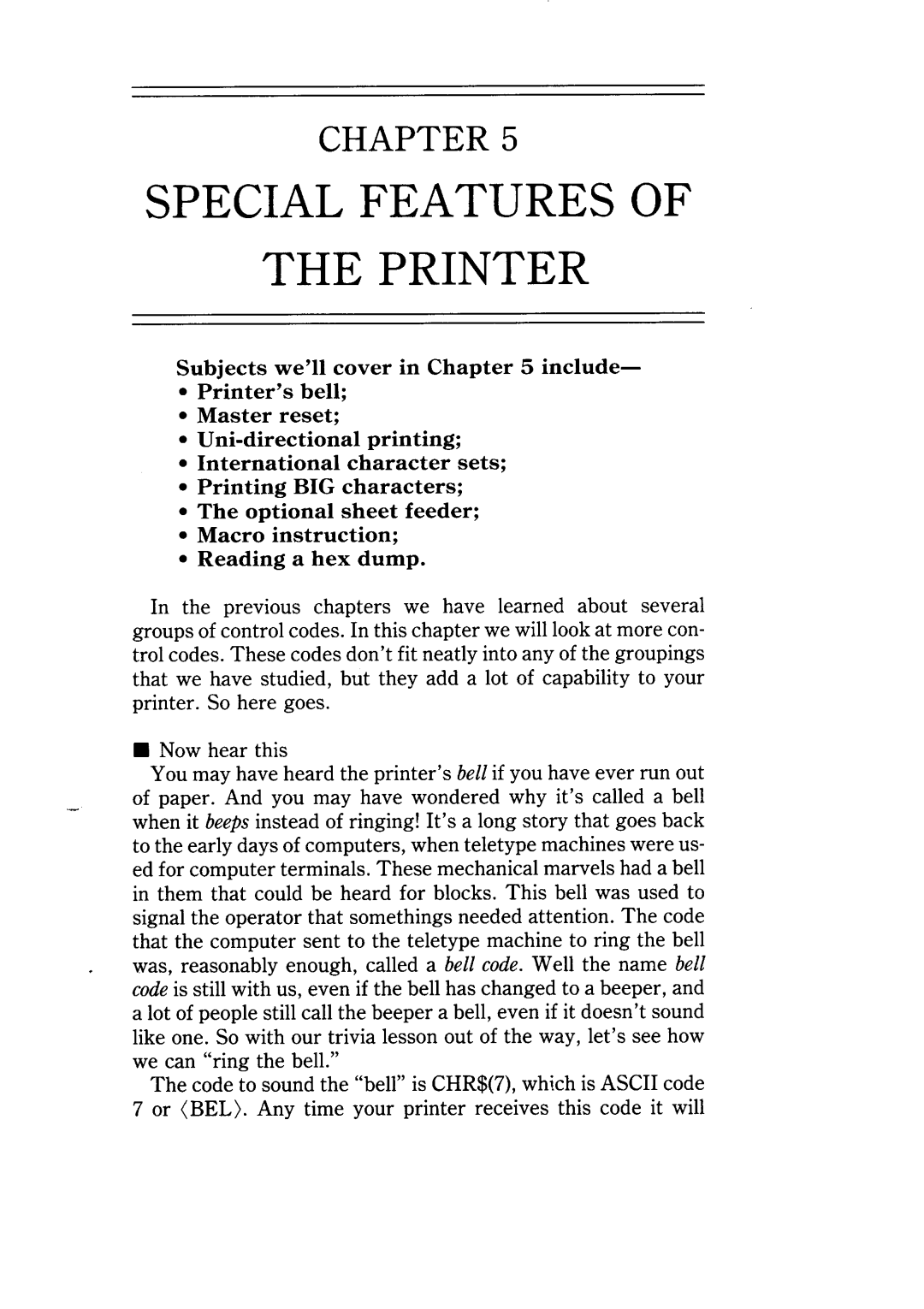 Star Micronics NX-10 user manual Special Features Printer 